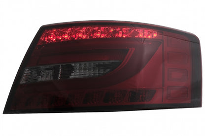 Fanali posteriori a LED adatti per Audi A6 C6 4F Limousine (04.2004-2008) Red Sm