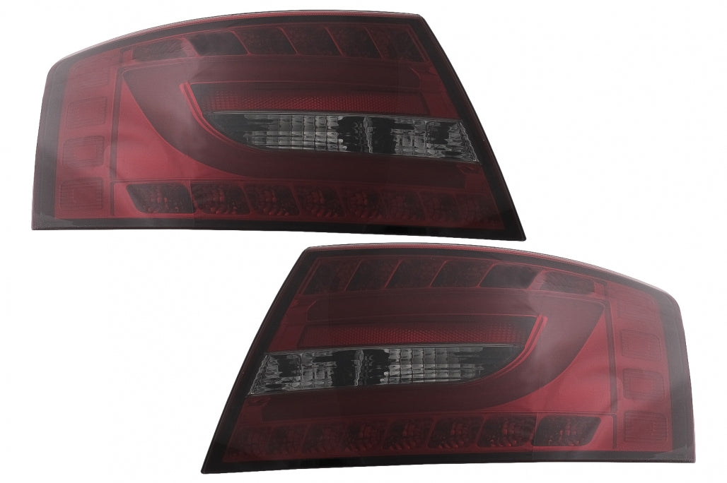 Fanali posteriori a LED adatti per Audi A6 C6 4F Limousine (04.2004-2008) Red Sm