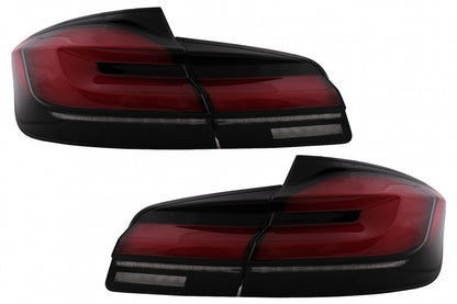 ⭐Fanali posteriori a LED adatti per BMW Serie 5 F10 11-17 con aggiornamento din⭐