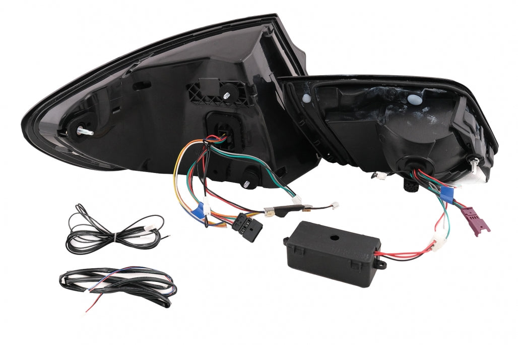 ⭐Fanali posteriori a LED adatti per BMW Serie 5 F10 11-17 con aggiornamento din⭐