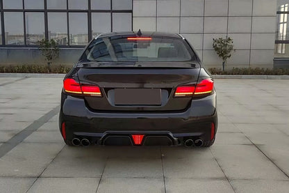 ⭐Fanali posteriori a LED adatti per BMW Serie 5 F10 11-17 con aggiornamento din⭐