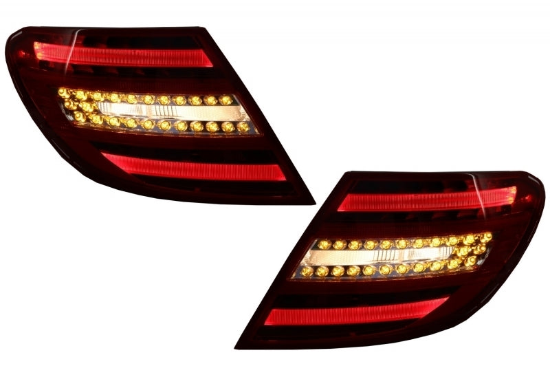LED Rear Lights Suitable for Mercedes C-Class W204 (2007-2012) Facelift D 