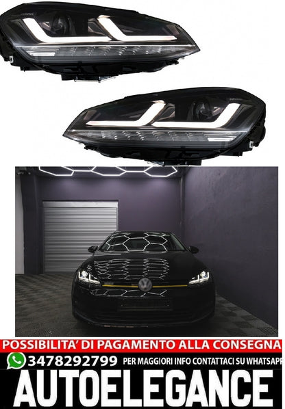 Osram Full LED Headlights LEDriving suitable for VW Golf 7 VII (2012-2017) Black Upgrade for Halogen