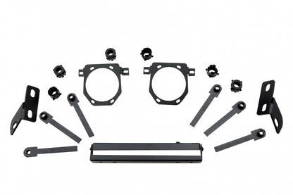 Paraurti anteriore in metallo adatto per Jeep Wrangler JL (dal 2018 in poi)