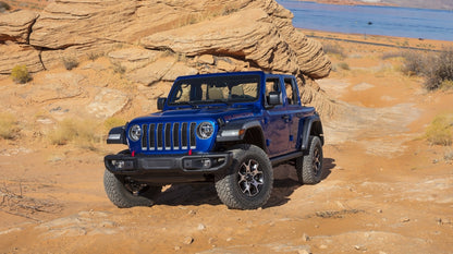 Paraurti anteriore in metallo adatto per Jeep Wrangler JL (dal 2018 in poi)