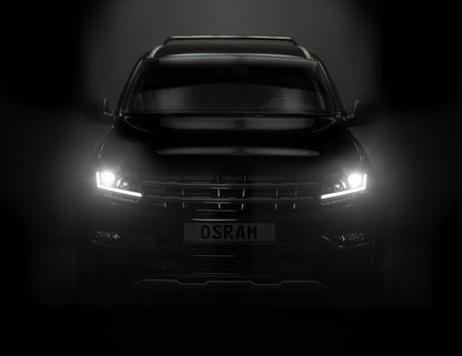 Fari Osram Full LED adatti per VW Amarok dal 2010- Indicatori di direzione sequenziali dinamici neri