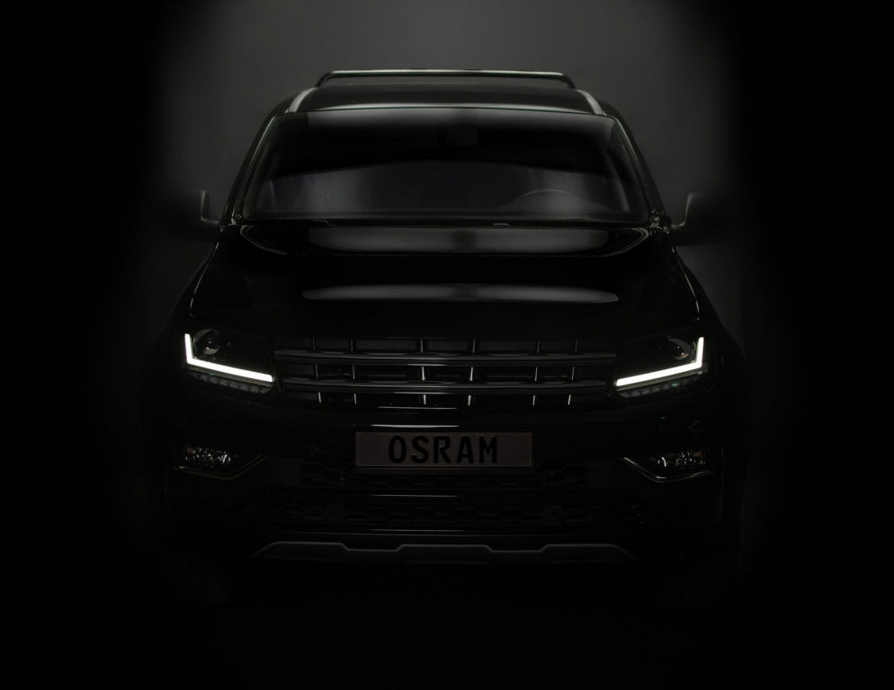 Fari Osram Full LED adatti per VW Amarok dal 2010- Indicatori di direzione sequenziali dinamici neri