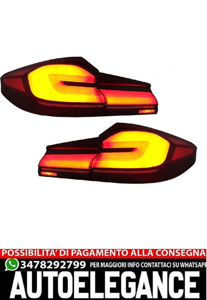 Fanali posteriori Full LED adatti per BMW Serie 5 G30 Berlina (2017-2019) LCI De