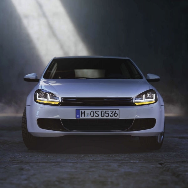 Osram Xenon Upgrade Fari LEDriving adatto per VW Golf 6 VI (2008-2012) Nero LED