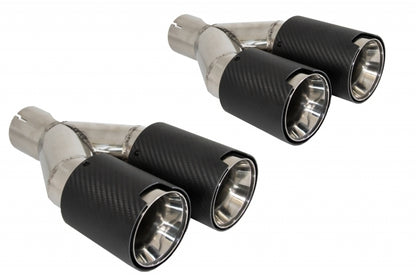 diffusore posteriore nero opaco in carbonio adatto per BMW Serie 5 G30 G31