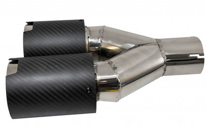 diffusore posteriore nero opaco in carbonio adatto per BMW Serie 5 G30 G31