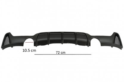 Rear Bumper Diffuser Suitable for BMW 4 Series F32 F33 F36 (2013-2019) Coupe Cabrio M Design Double Single Outlet