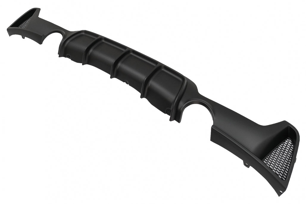 Rear Bumper Diffuser Suitable for BMW 4 Series F32 F33 F36 (2013-2019) Coupe Cabrio M Design Double Single Outlet