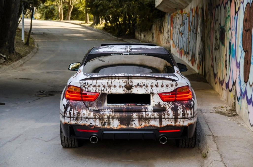 Rear Bumper Diffuser Suitable for BMW 4 Series F32 F33 F36 (2013-2019) Coupe Cabrio M Design Double Single Outlet