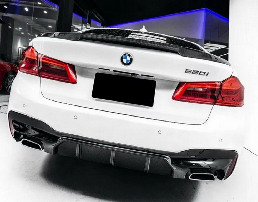 Rear Bumper Diffuser Suitable for BMW 5 Series G30 G31 Limousine Touring ( 