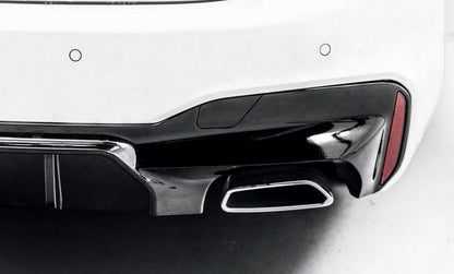 Rear Bumper Diffuser Suitable for BMW 5 Series G30 G31 Limousine Touring ( 