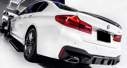 Rear Bumper Diffuser Suitable for BMW 5 Series G30 G31 Limousine Touring ( 