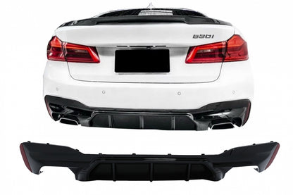 Rear Bumper Diffuser Suitable for BMW 5 Series G30 G31 Limousine Touring ( 