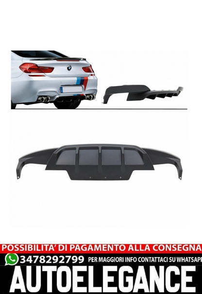 Paraurti posteriore Diffusore d'aria adatto per BMW Serie 6 F12 F13 F06 Converti