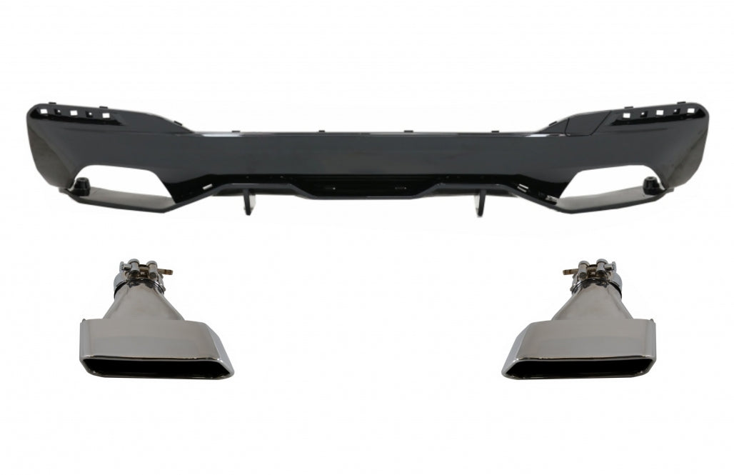 Rear Bumper Diffuser Suitable for BMW 5 Series G30 G31 Limousine Touring ( 