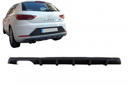 Paraurti posteriore Diffusore adatto per Seat Leon FR Mk3 Facelift 5F Hatchback (2017-2020)