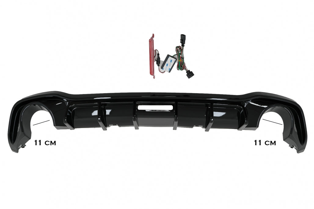 Rear Bumper Diffuser Suitable for VW Golf 8 Hatchback Mk8 MQB 2020- 