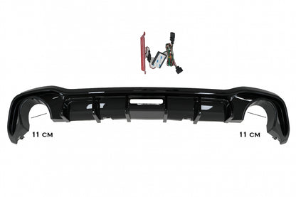 Rear Bumper Diffuser Suitable for VW Golf 8 Hatchback Mk8 MQB 2020- 