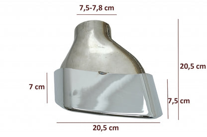 Diffusore d'aria a doppia uscita adatto per BMW Serie 5 F10 F11