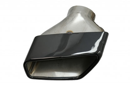 Diffusore con terminali di scarico nero e spoiler adatto per BMW Serie 5 g30