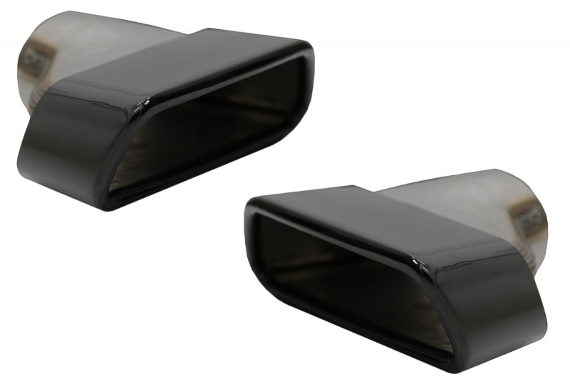 Diffusorecon terminali di scarico Nero adatto per BMW Serie 5 G30 G31 limousine