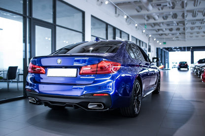 Rear bumper with exhaust tips suitable for BMW 5 Series G30 g38 