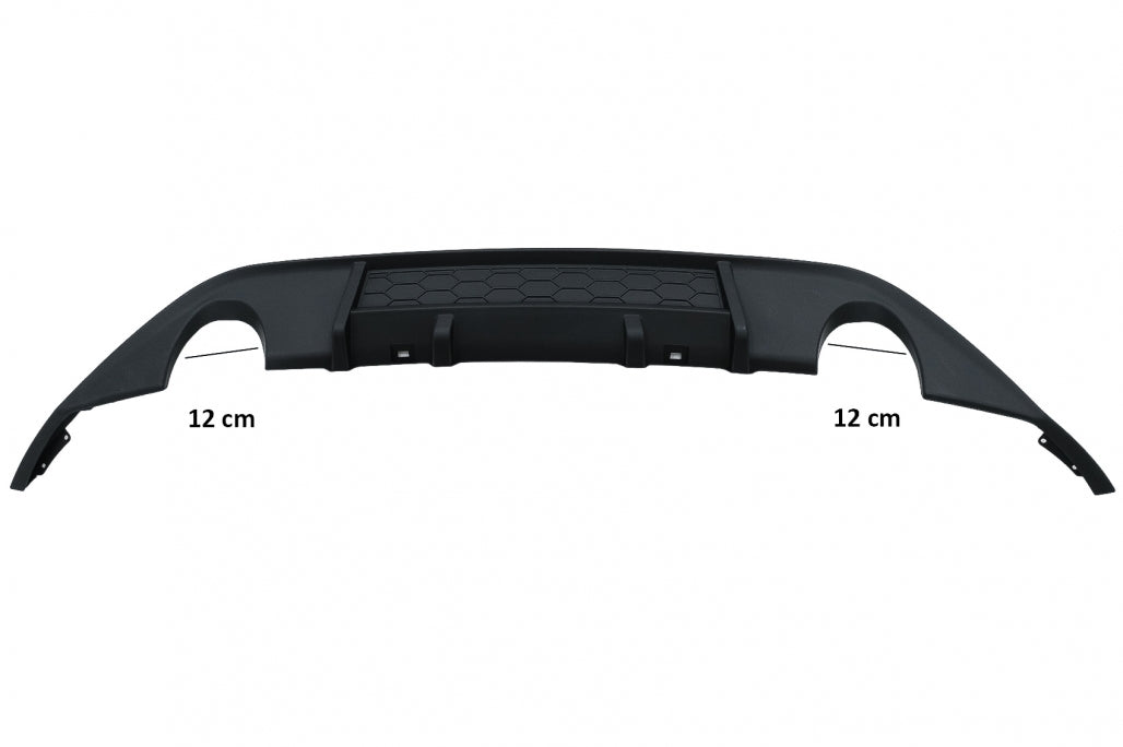 🔝Diffusore con doppia uscita per terminali di scarico adatto per VW GolF VII🔝