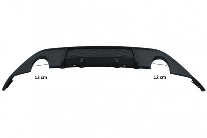 🔝Diffusore con doppia uscita per terminali di scarico adatto per VW GolF VII🔝