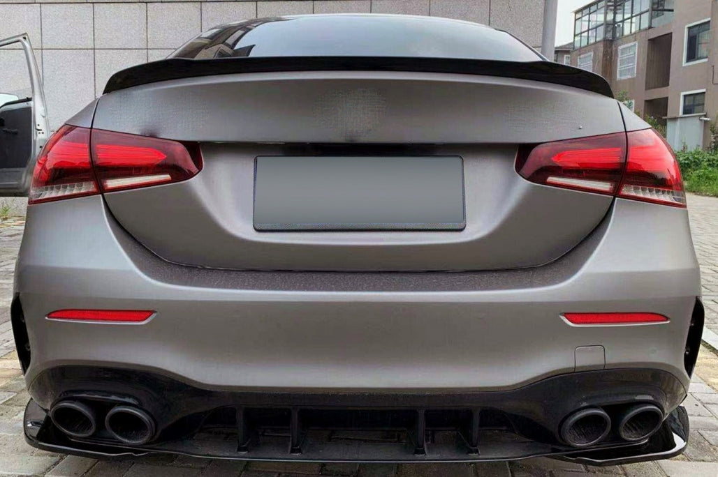 🌟REAR SPLITTER Fins suitable for Mercedes A-Class V177 A35 Sedan 2018+