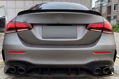 🌟REAR SPLITTER Fins suitable for Mercedes A-Class V177 A35 Sedan 2018+