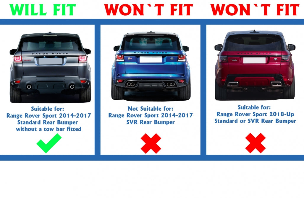 ✨Piastra paramotore posteriore adatta per Land Rover Range RoverSportL494 13-17✨