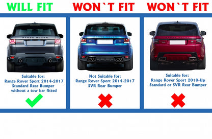 ✨Piastra paramotore posteriore adatta per Land Rover Range RoverSportL494 13-17✨