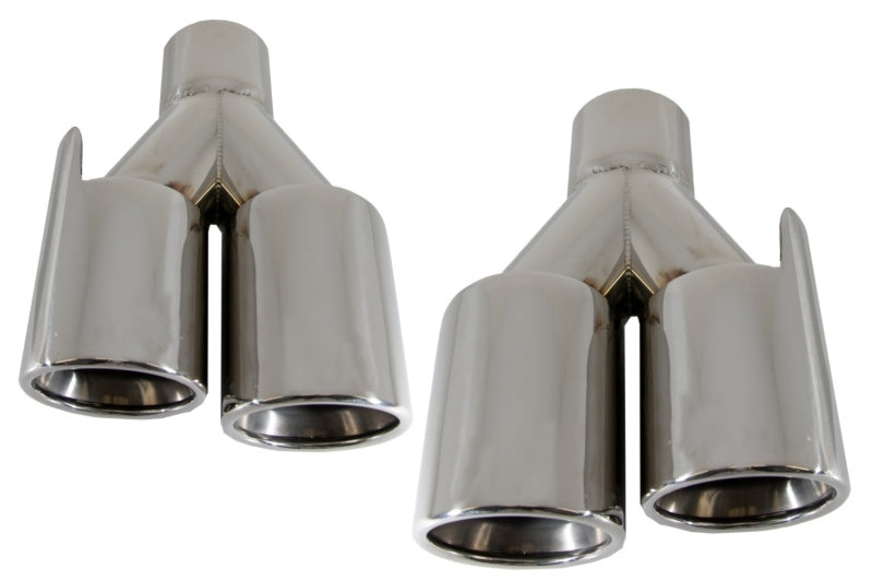 diffusore posteriore con terminali di scarico adatto per BMW Serie 3 F30 F31 (20