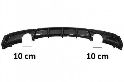 Diffusore Doppia Uscita adatto per BMW Serie 3 F30 F31 (2011-2019) M