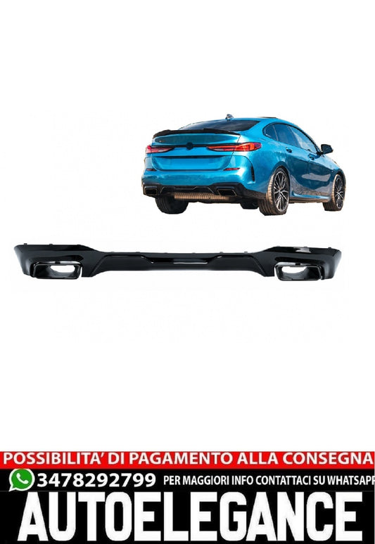 rear with black exhaust tips suitable forBMW 2 Series F44 Gran Coupe (d 