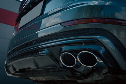 Spoiler posteriore Mantovana Diffusore Doppia Uscita adatto per Audi Q8 (2018-)