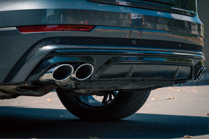 Spoiler posteriore Mantovana Diffusore Doppia Uscita adatto per Audi Q8 (2018-)