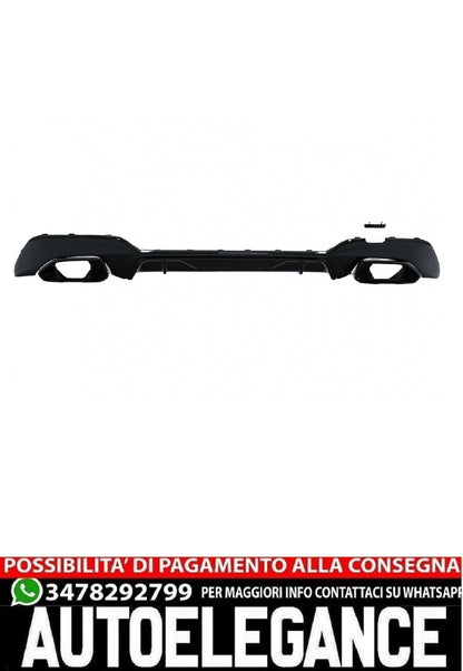 Diffusore Con Terminali di Scarico adatto per BMW BMW Serie 3 G20 G28 Berlina G2