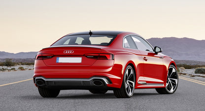 REAR BUMPER SUITABLE FOR AUDI A5 F5 2017+ RAW COMPLETE WITH DIFFUSER AND RS5 LOOK TIPPER