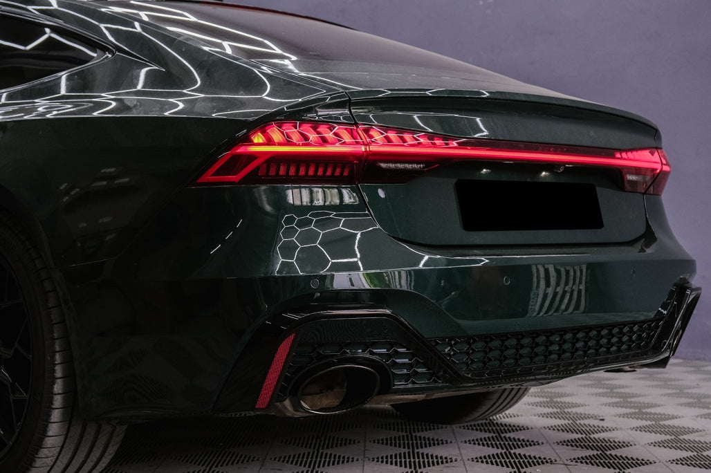 Paraurti posteriore adatto per Audi A7 4K8 Sportback dal 2018 in poi RS Design