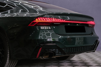 Paraurti posteriore adatto per Audi A7 4K8 Sportback dal 2018 in poi RS Design