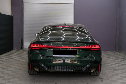 Paraurti posteriore adatto per Audi A7 4K8 Sportback (dal 2018 in poi) RS Design
