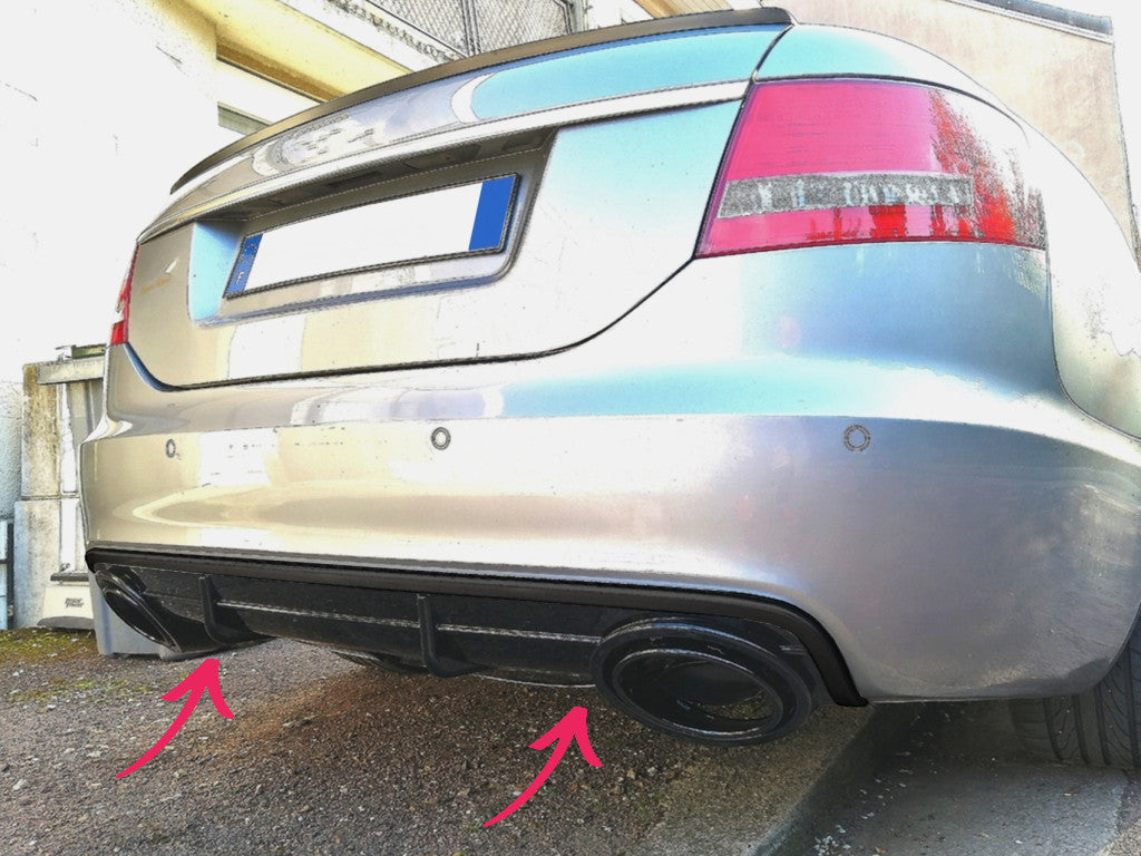 ⭐Diffusore d'aria per paraurti posteriore adatto per Audi A6 C6 4F 04-08⭐
