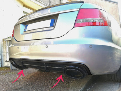 ⭐Diffusore d'aria per paraurti posteriore adatto per Audi A6 C6 4F 04-08⭐