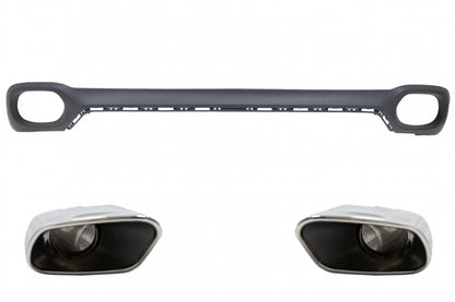 Diffuser and Square Exhaust Tips suitable for bmw x6 f16